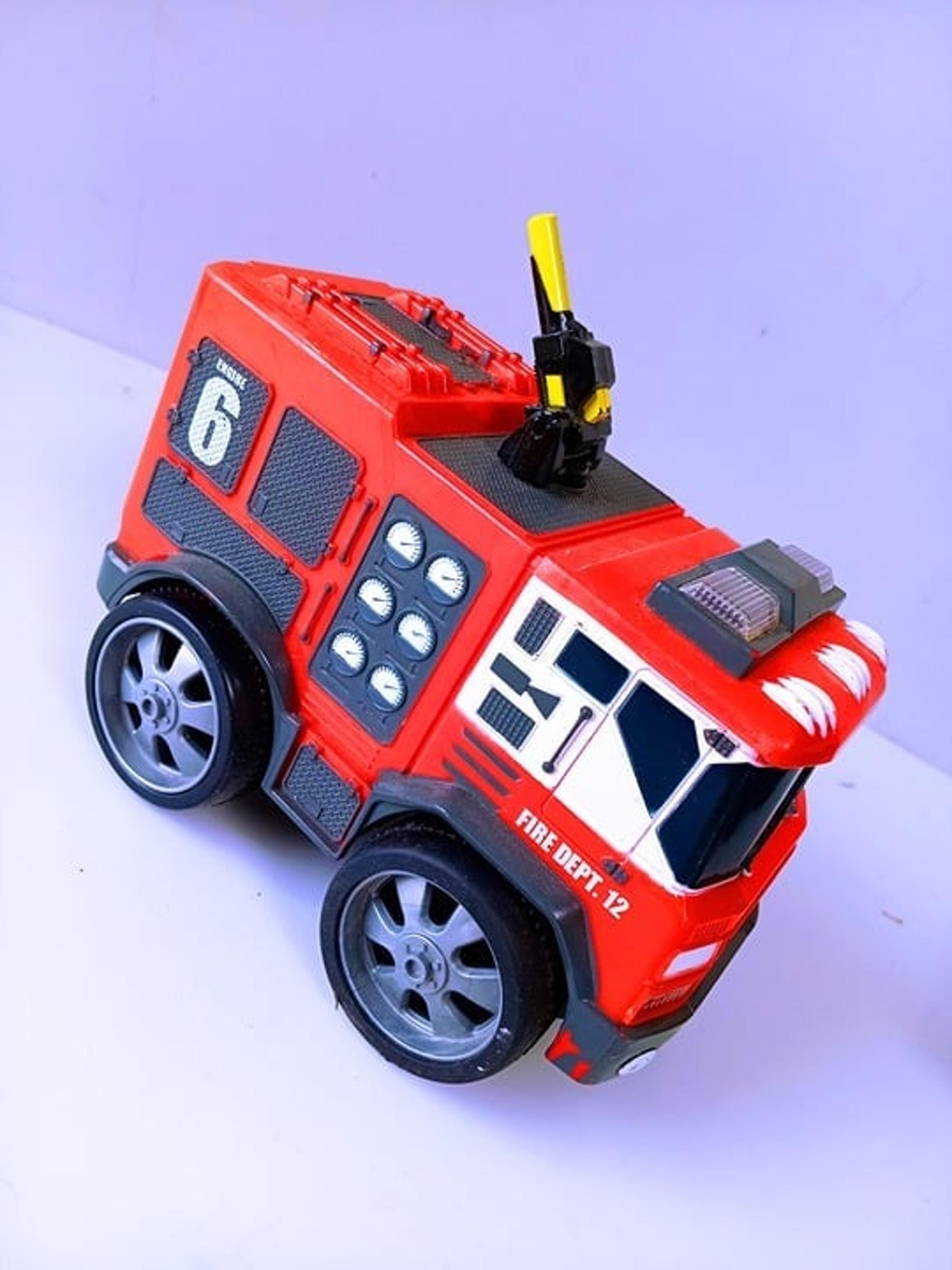 Kid Galaxy Friction Power Fire Truck Lights Sounds