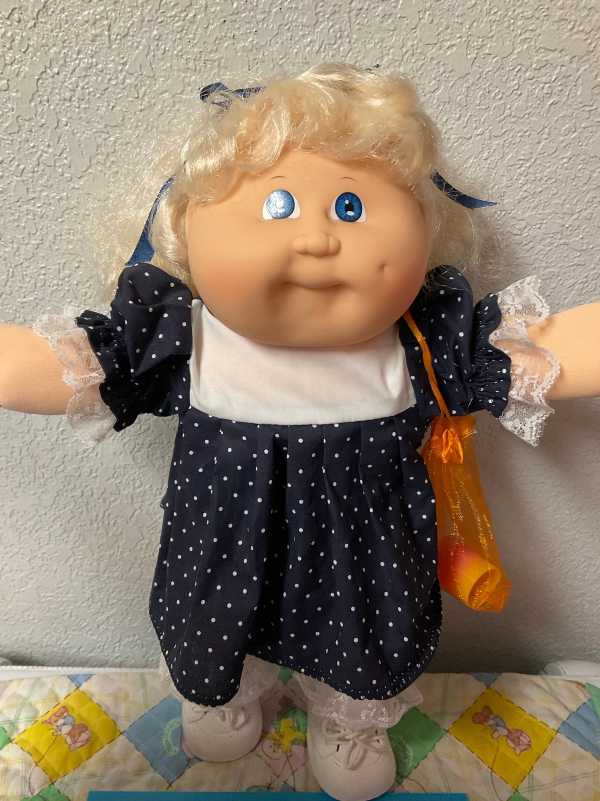 Vintage Cabbage Patch Kid Designer Line Girl Cornsilk Hair Blue Eyes HM#3 1989