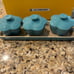 Le Creuset Cocotte Flower Shaped Set Of 3