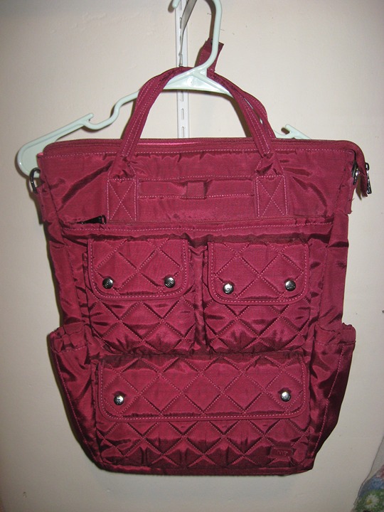 LUG BAG CHARLESTON CROSSBODY/TOTE BAG. PREOWNED.