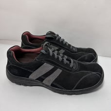 Skechers Oxfords Mens 12 Black Gray Suede Sneaker Casual Comfort Shoes 60435