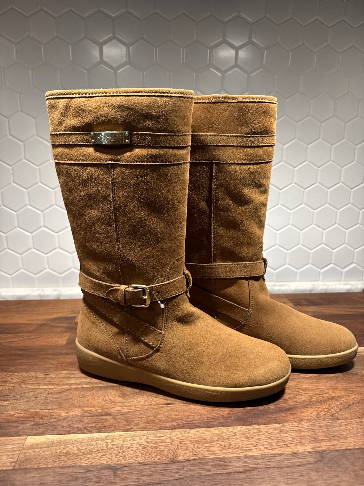 Coach Tallulah Faux Fur Chesnut Color Women's Boots Size 9.B