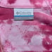 Columbia Women’s XL Arctic Air Printed Half Zip Pullover Jacket Pink Pattern