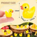 selizo 250PCS Mini Resin Ducks, Tiny Plastic Ducks Little Ducks to Hide, Small