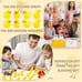 selizo 250PCS Mini Resin Ducks, Tiny Plastic Ducks Little Ducks to Hide, Small