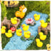 selizo 250PCS Mini Resin Ducks, Tiny Plastic Ducks Little Ducks to Hide, Small