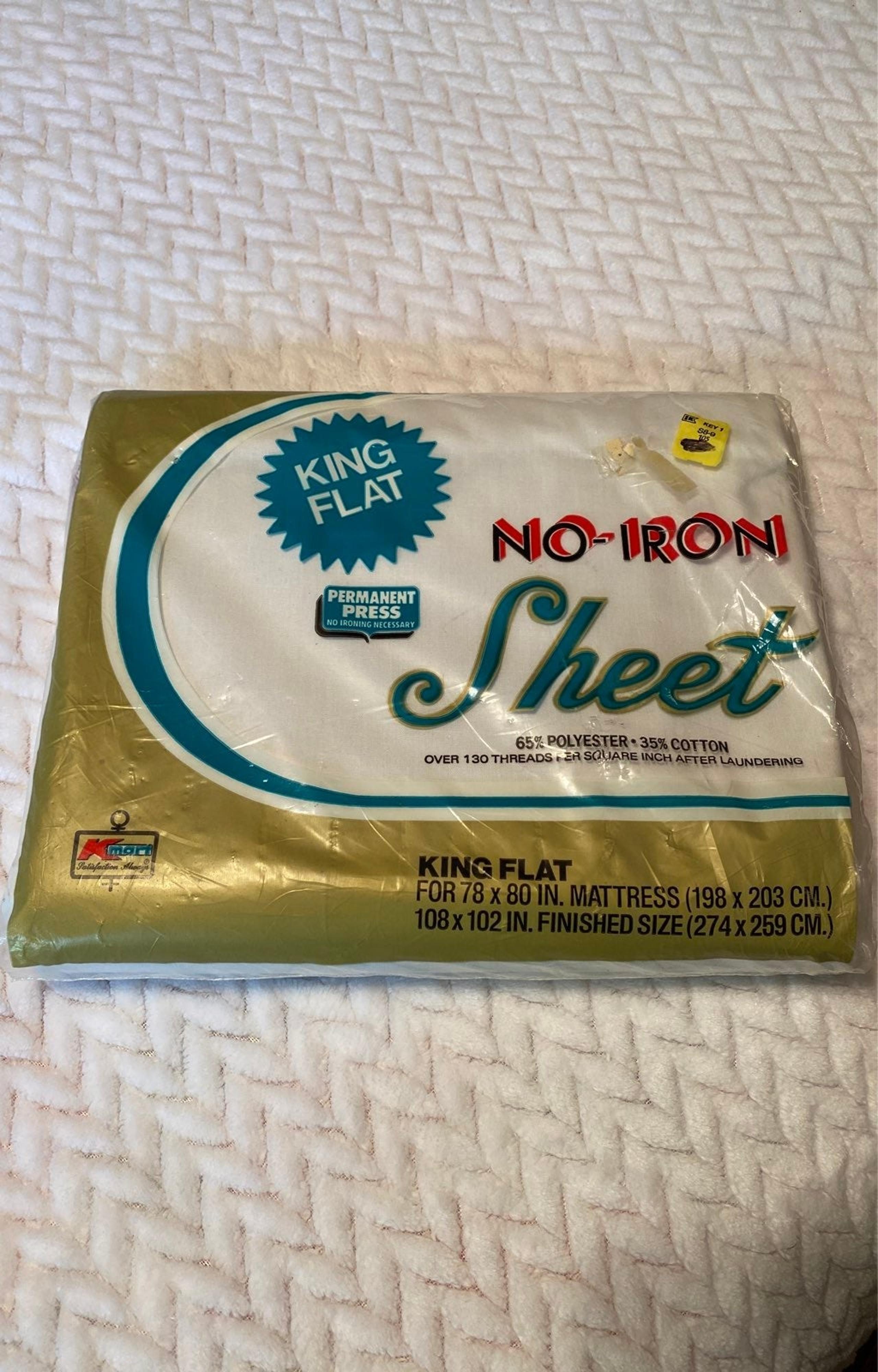 Vintage King Size Sheet
