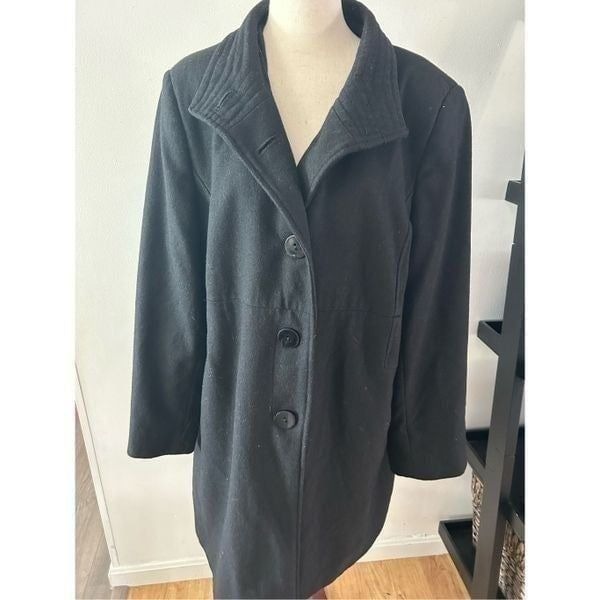Jones New York Wool pea coat coat size 14W
