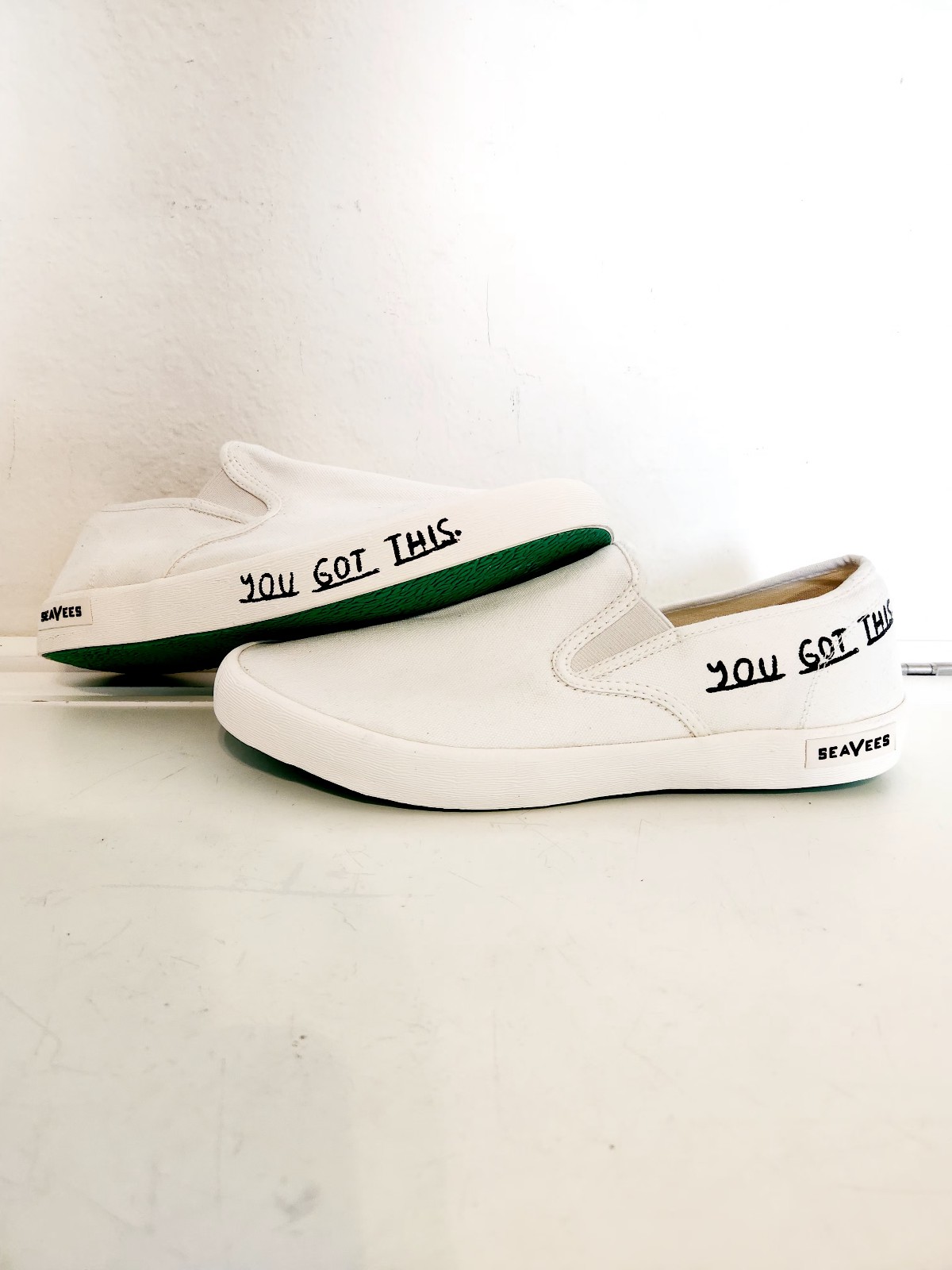 Rare Seavees Baja Slip-on Shoes Mental Health Awareness Mens Size 9