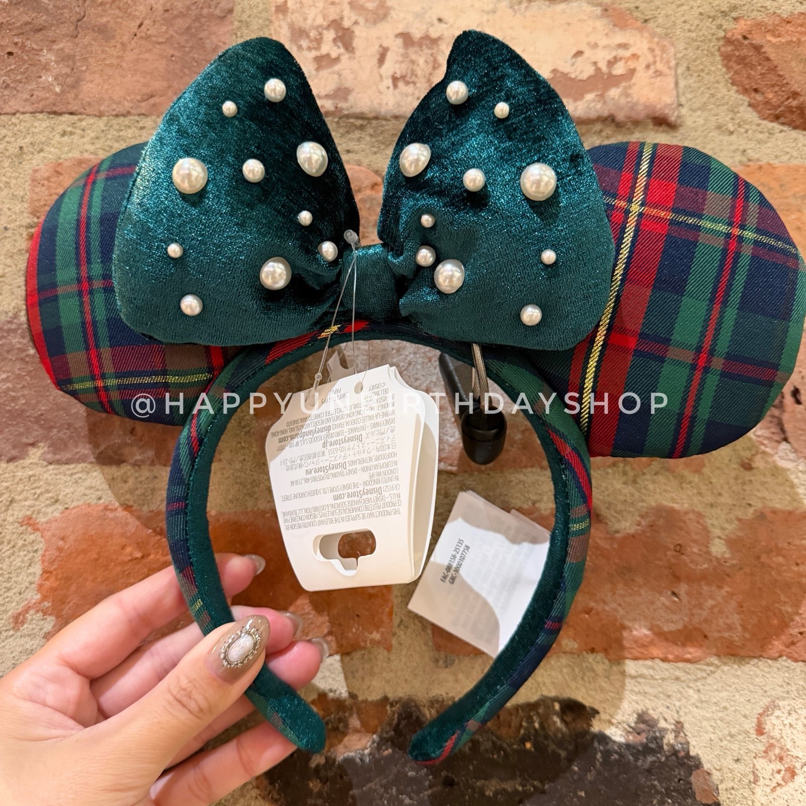 Disney Parks Christmas 2025 Minnie Mouse Ear Headband