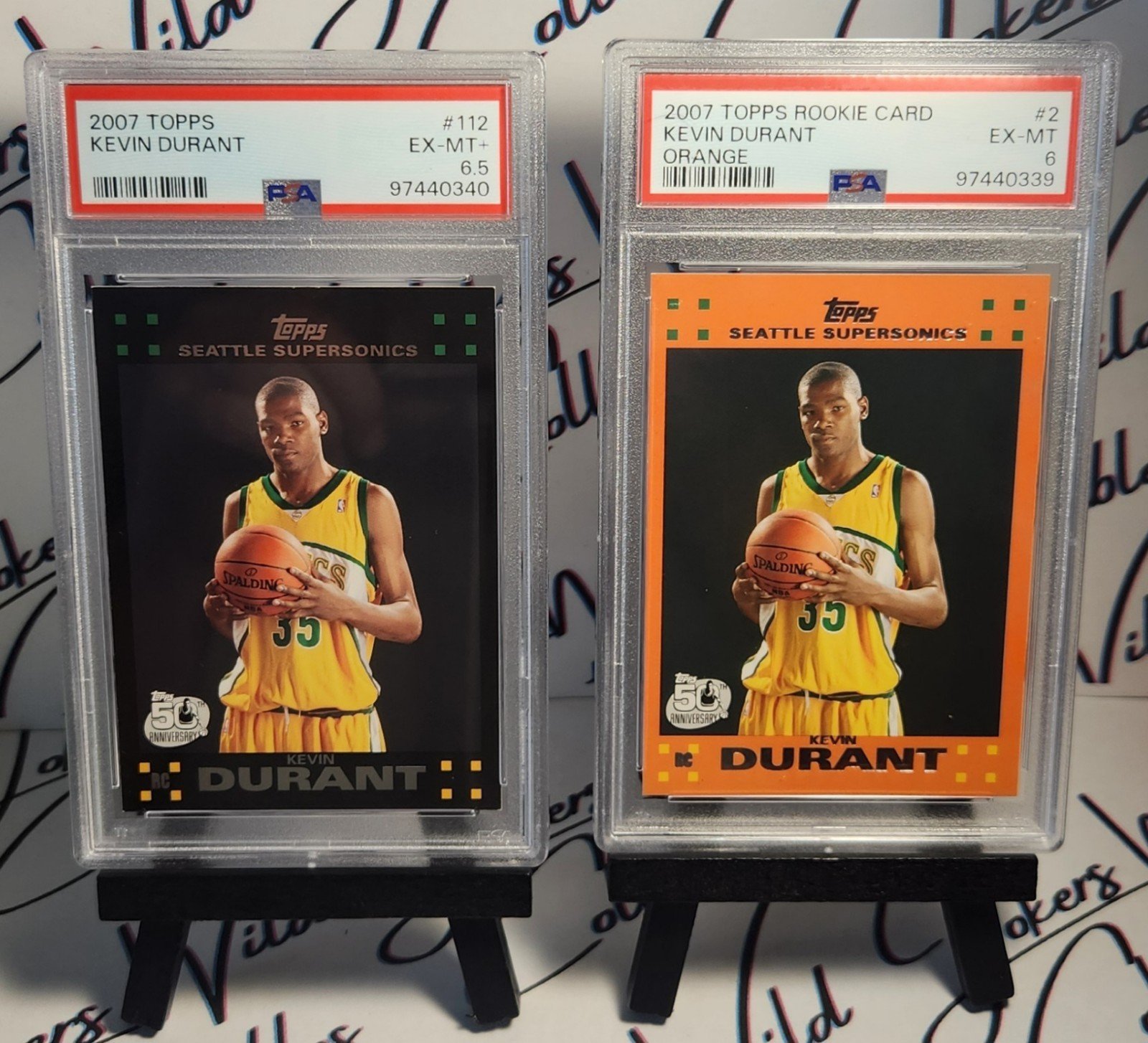 2007 Topps Card Kevin Durant ROOKIE LOT SET