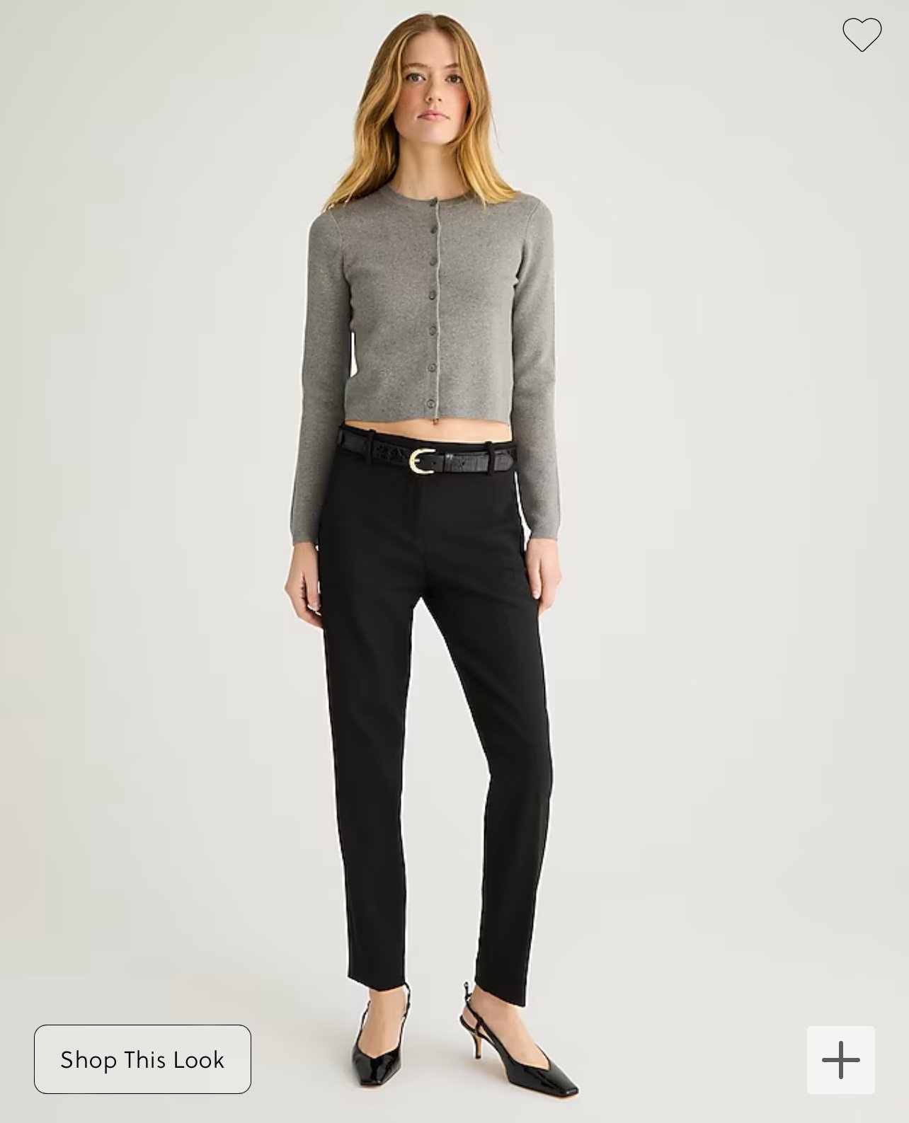 J.Crew Slim Crop Cameron in Black Four Season Stretch Ankle Crop Pants 18
