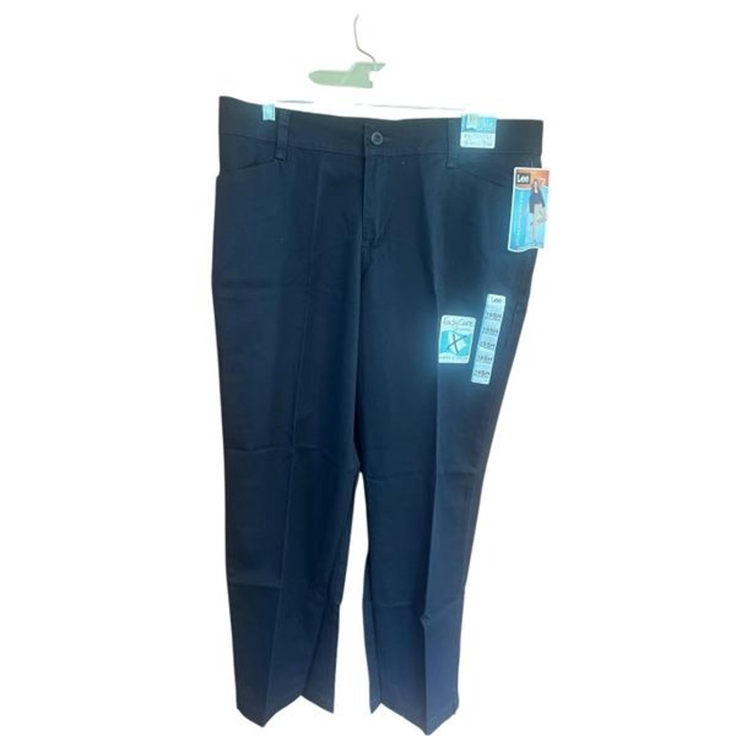 Lee Womans  Slims You Navy Pants Sz 16 Short NWT