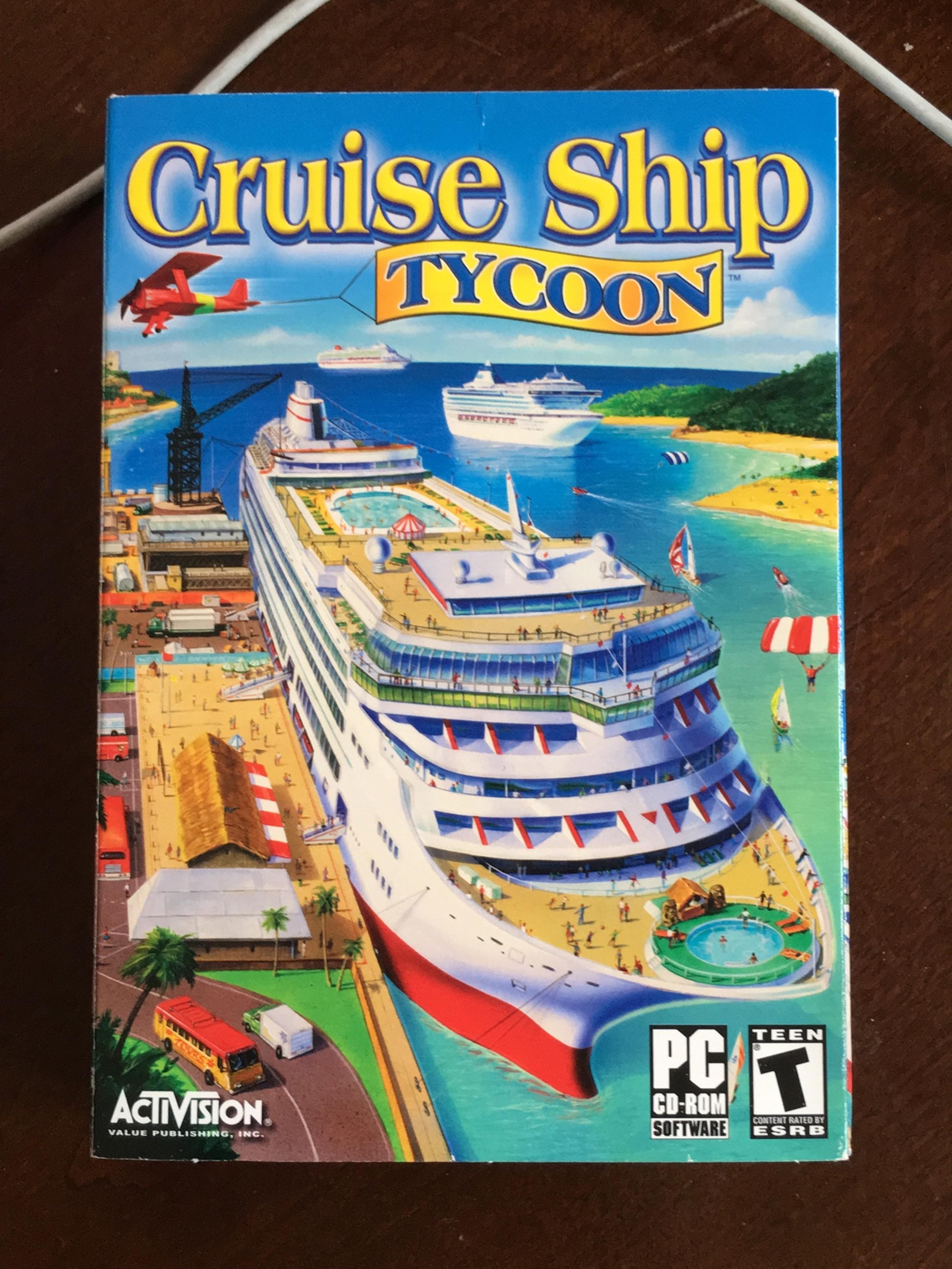 ACTIVISION Cruise Ship Tycoon for PC SEALED
