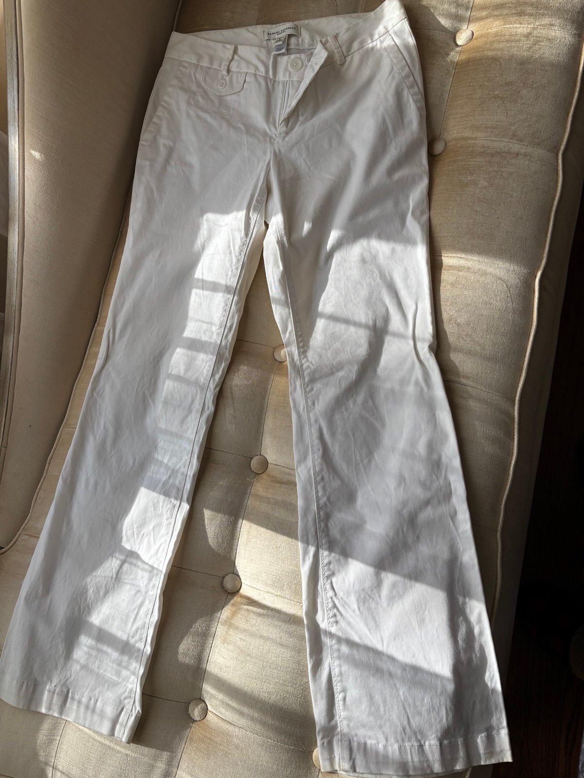 Banana Republic white pants SZ 4