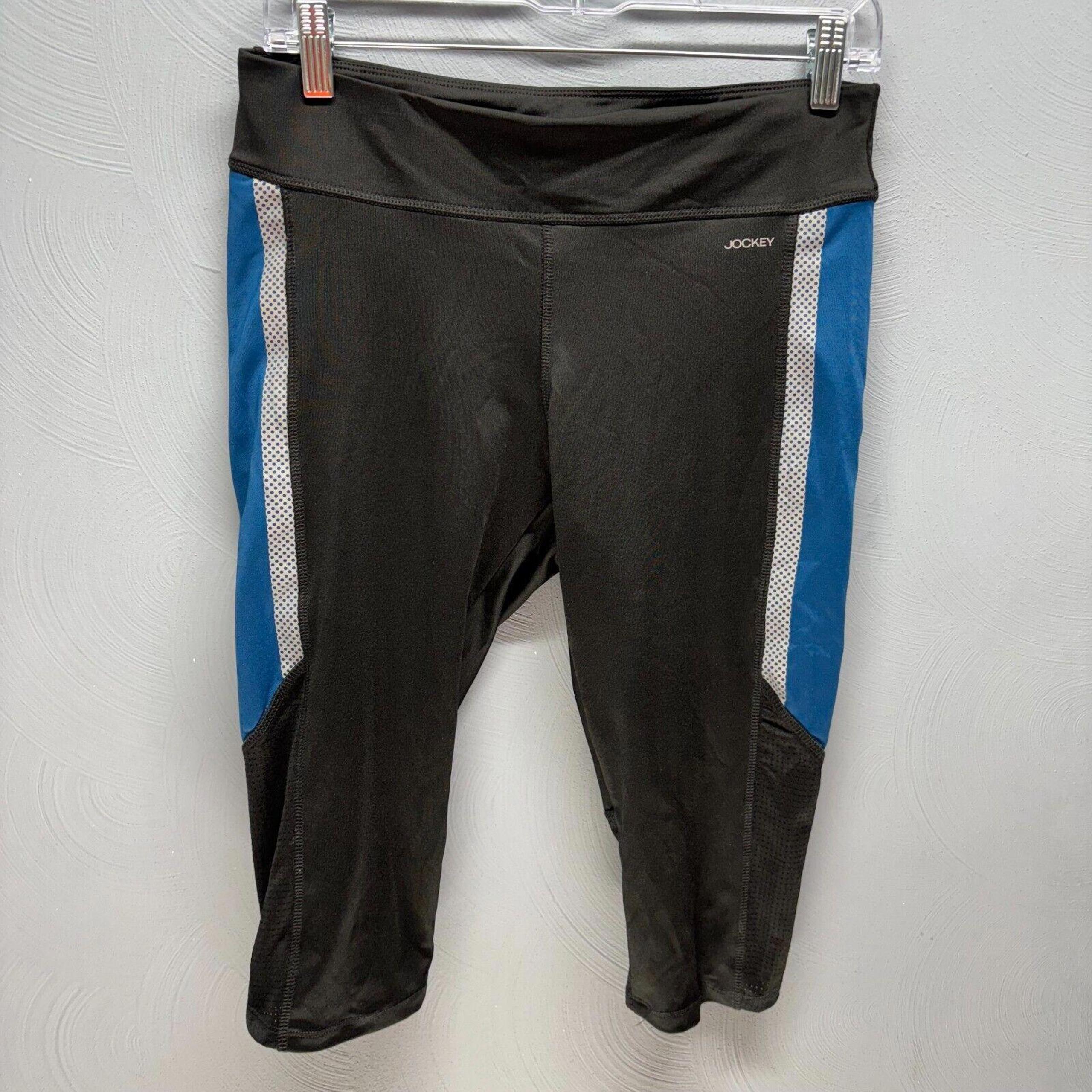 JOCKEY Performance Stretch 16" Athletic Bike Short Capris Size Medium Women's