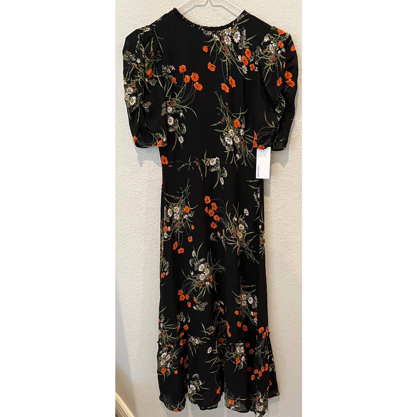 NWT Reformation Addaline Floral Print Dress Size 2
