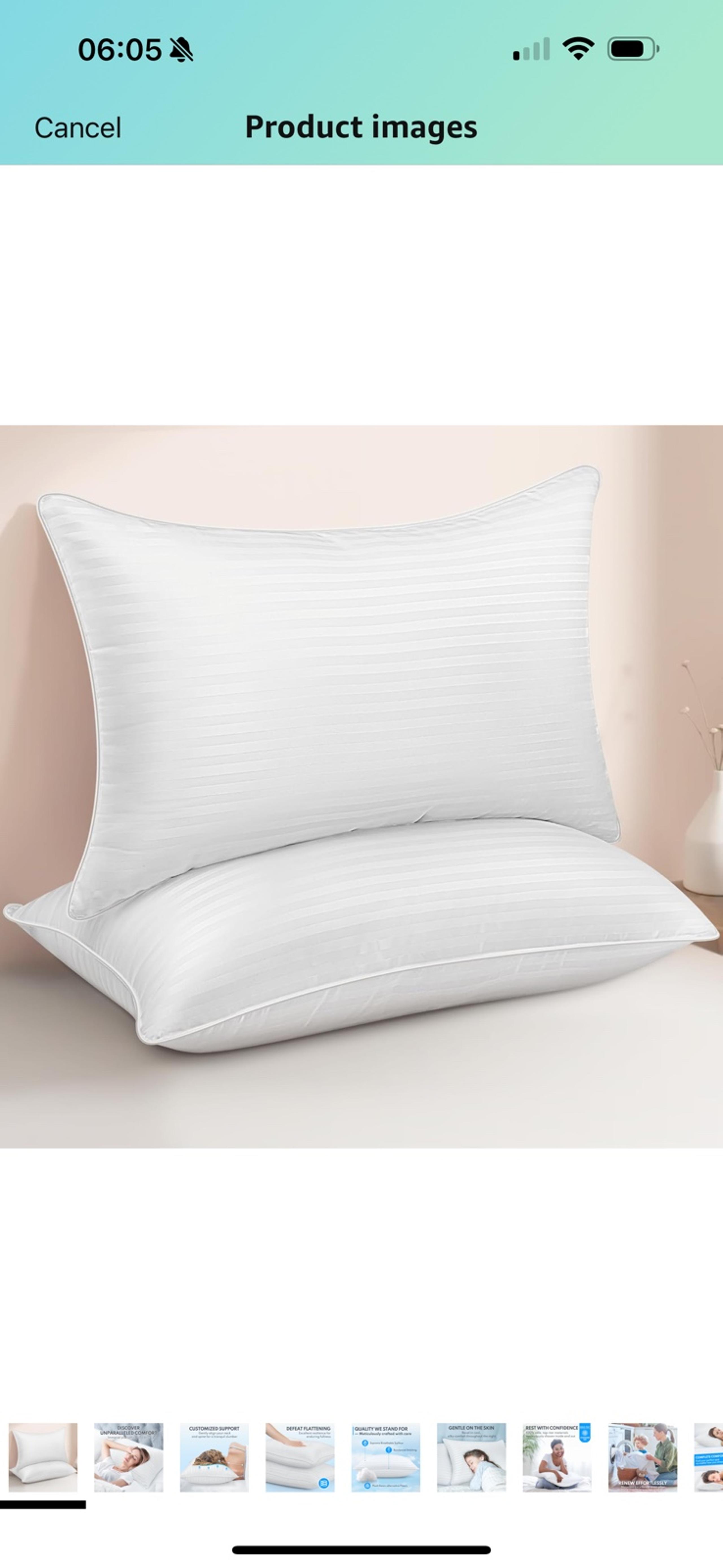 Queen Size Bed Pillows Set of 2