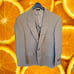 New Palm Beach 100% Wool Tan with Blue Plaid Blazer Size 46L