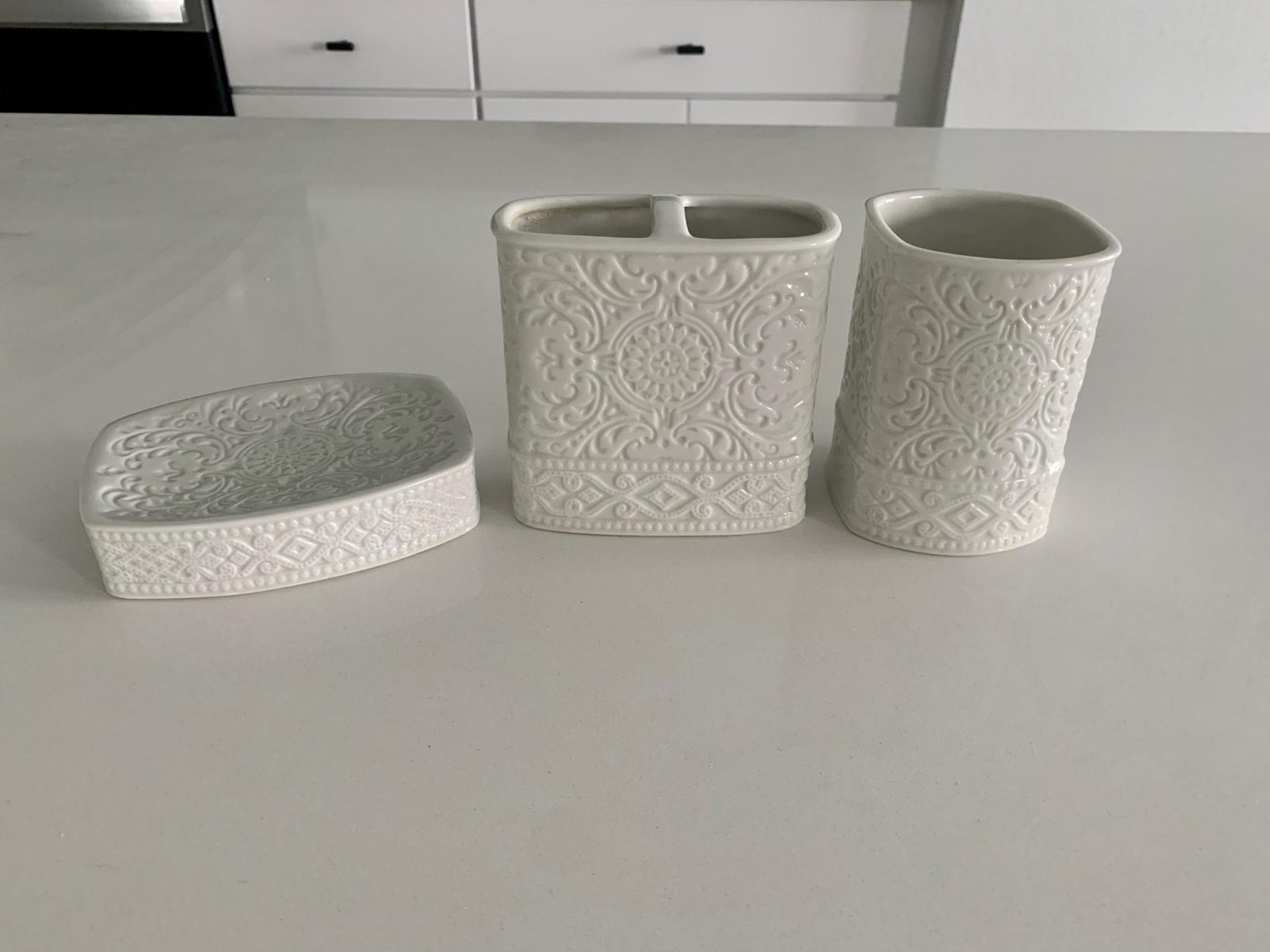 Kassatex Bathroom Organization Decor Counter Accessories