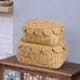 NEW Round Wicker Storage Baskets Set 14 W x10 L x 6 H Rattan Basket Decorative