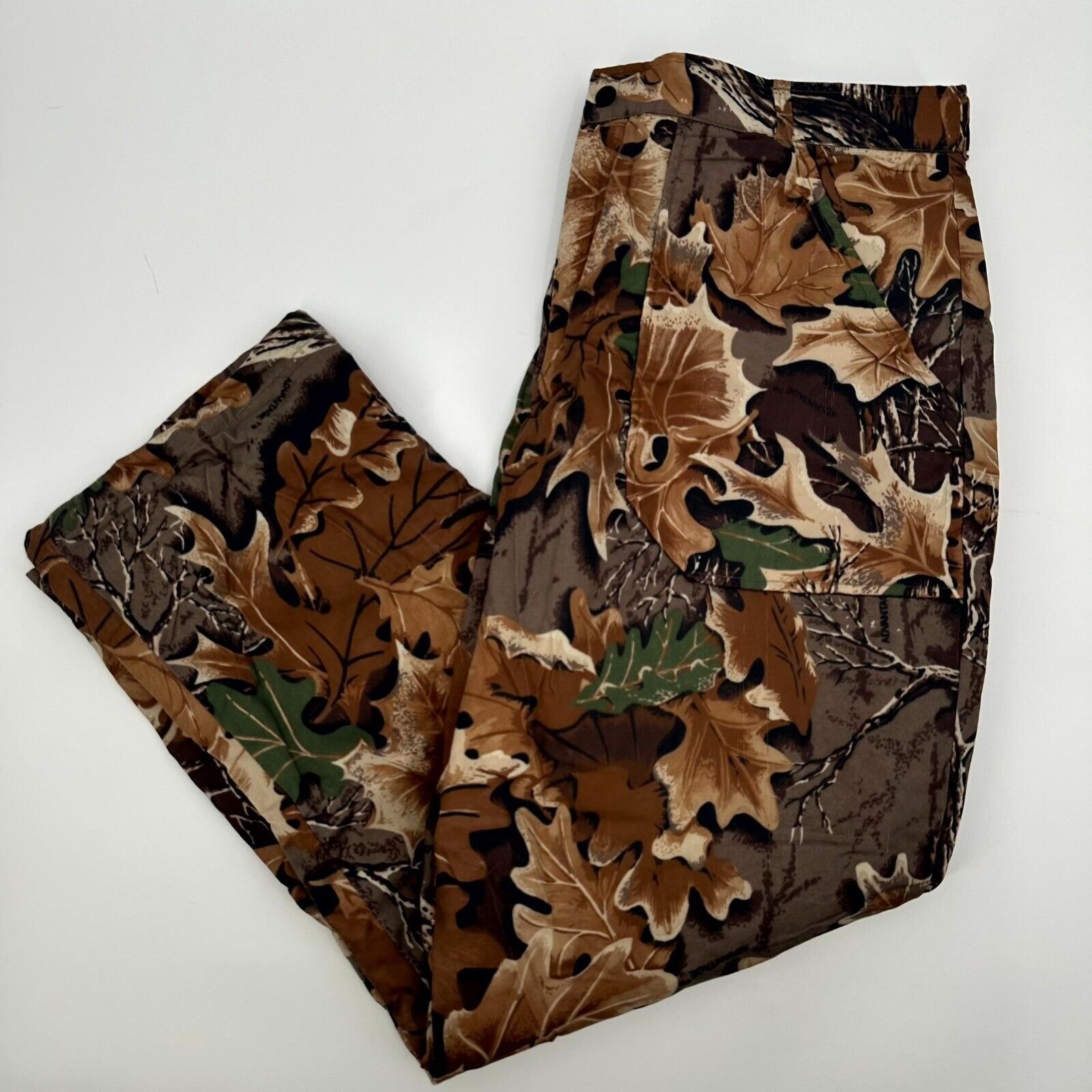 L.L.Bean Hunting Pants Men 42 Multi Camo Goretex Comfort High Rise Straight Leg