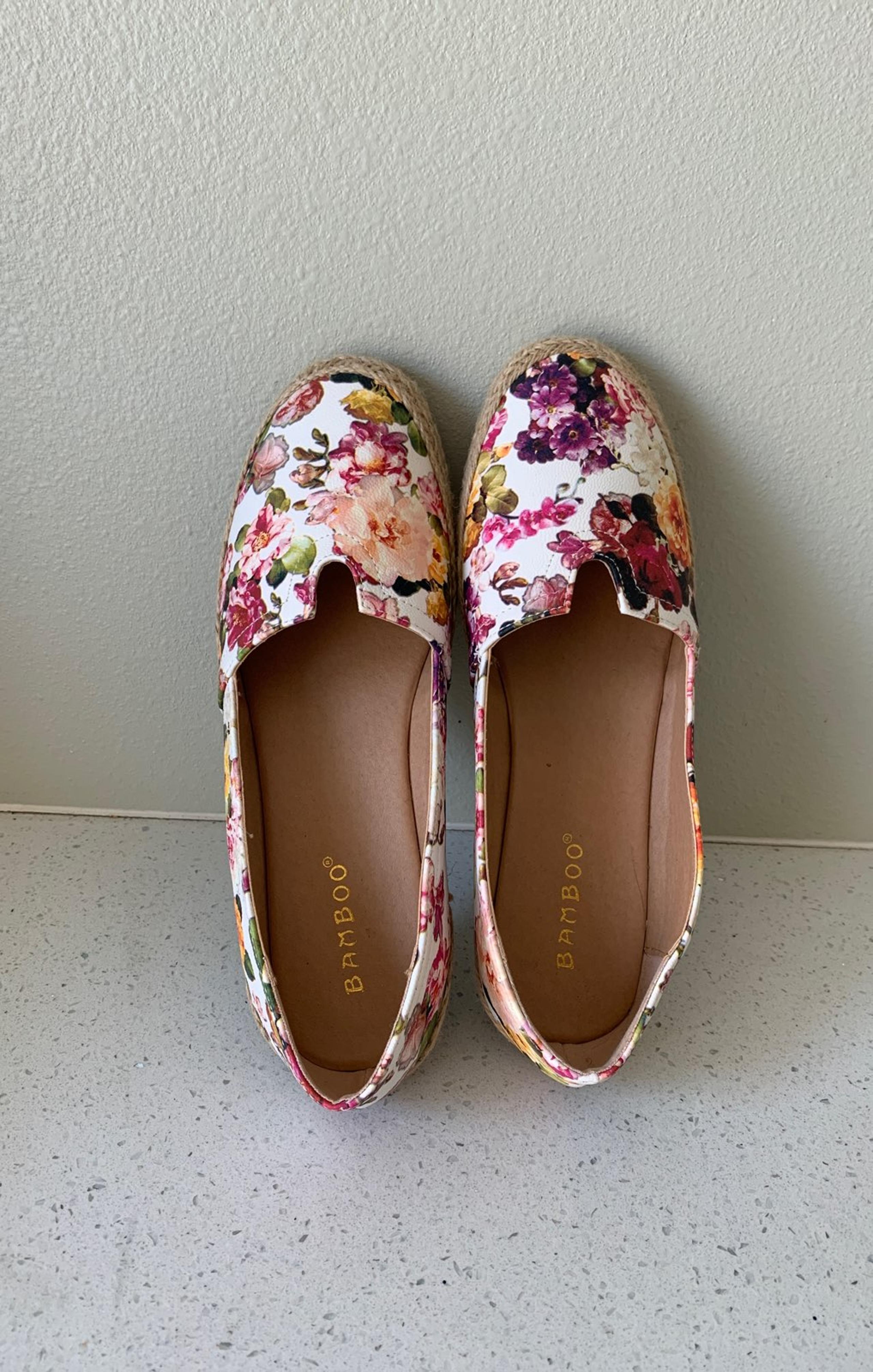 Floral shoes