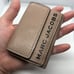 Marc Jacobs Small Tan Leather Trifold Wallet