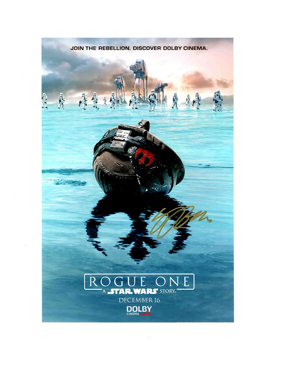 Director Gareth Edwards Signed Autographed Rogue One Star Wars 10x15 Photo