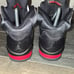 Nike Air Jordan 5 V Retro Satin Bred Black Red 440888-006 Shoes Size 6Y/7.5Women