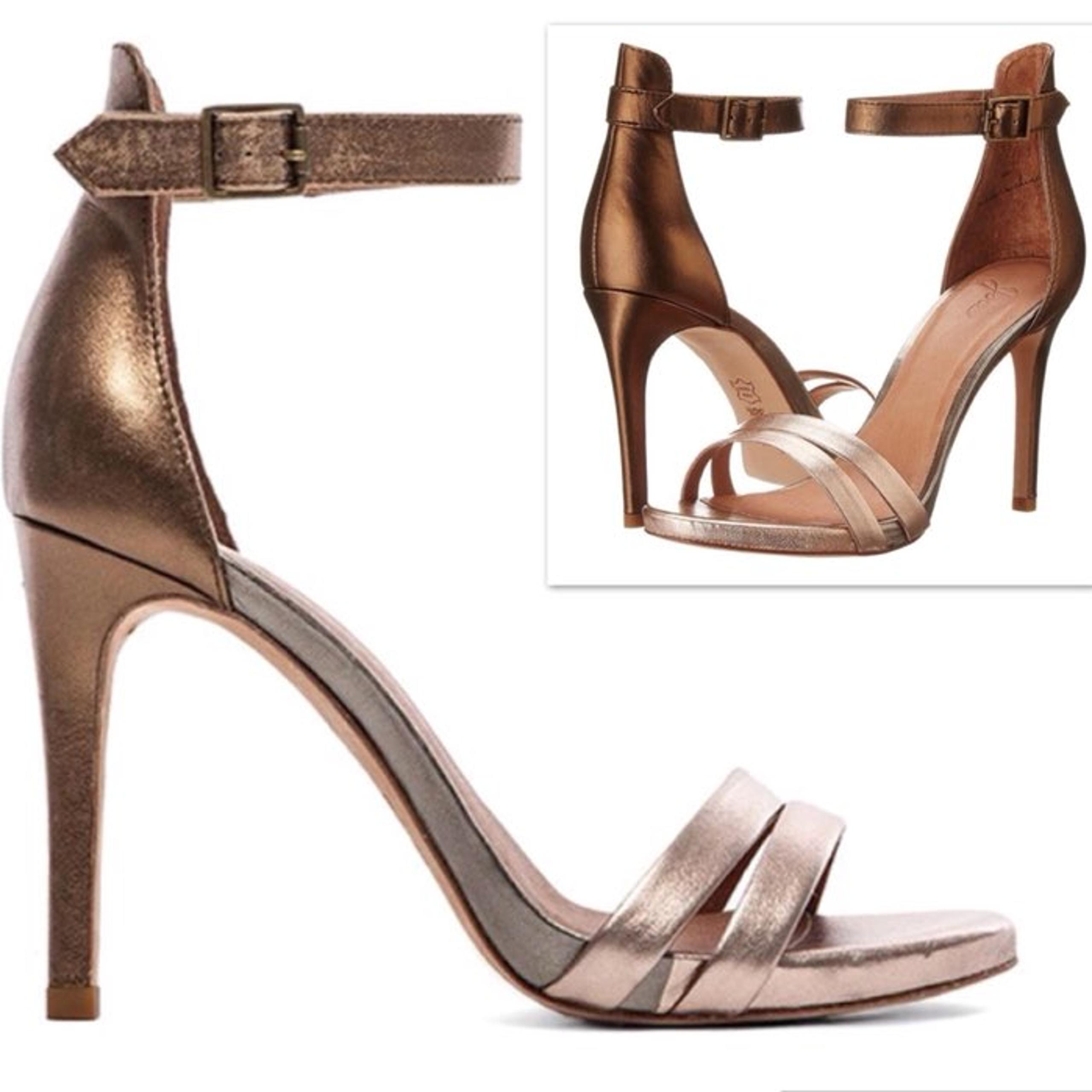Joie ‘Jena’ Rose Gold Ankle Strap Sandal