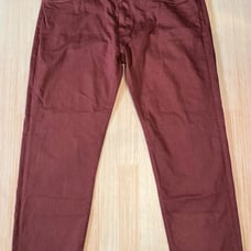 34 Heritage Courage Mid Rise Straight Jeans Mens Mahogany Twill 38x34