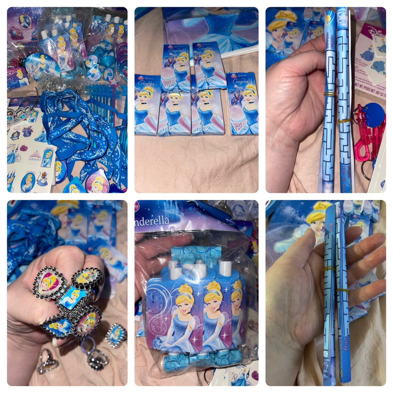 Cinderella party supplies 352 piece bundle
