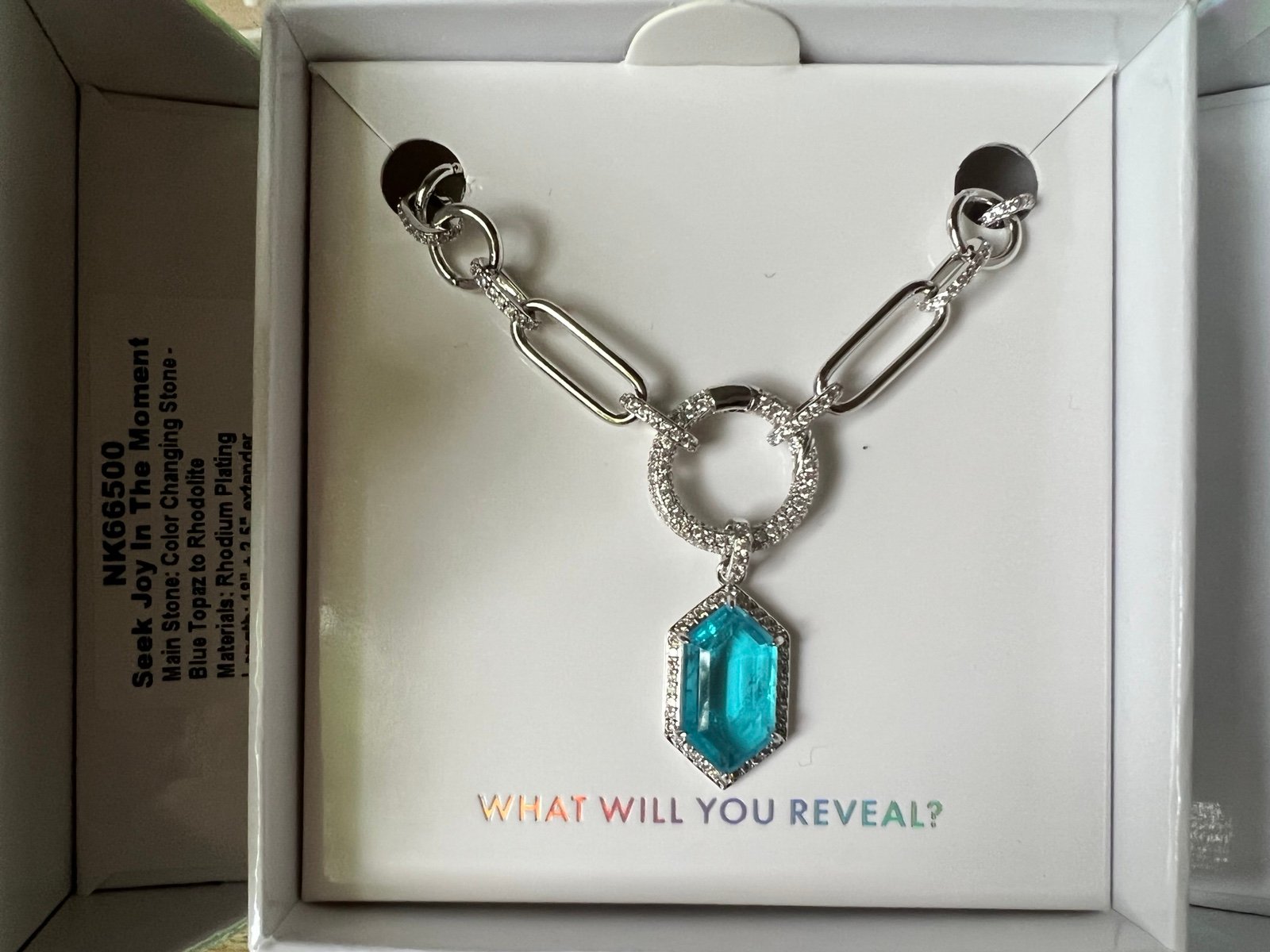Bomb Party Mental Health Awareness Necklace- Seek Joy In The Moment