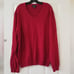 Brooks Brothers Mens Marino Wool Blend V Neck Sweater Size XL