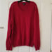 Brooks Brothers Mens Marino Wool Blend V Neck Sweater Size XL