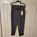 NWT Harmony & Havoc black/white pinstripe cropped dress pants