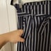 NWT Harmony & Havoc black/white pinstripe cropped dress pants