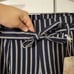 NWT Harmony & Havoc black/white pinstripe cropped dress pants