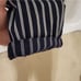 NWT Harmony & Havoc black/white pinstripe cropped dress pants