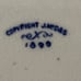 Antique 1899 Wedgwood Old Boston Theatre Historical Plate 9 1/4 - Blue