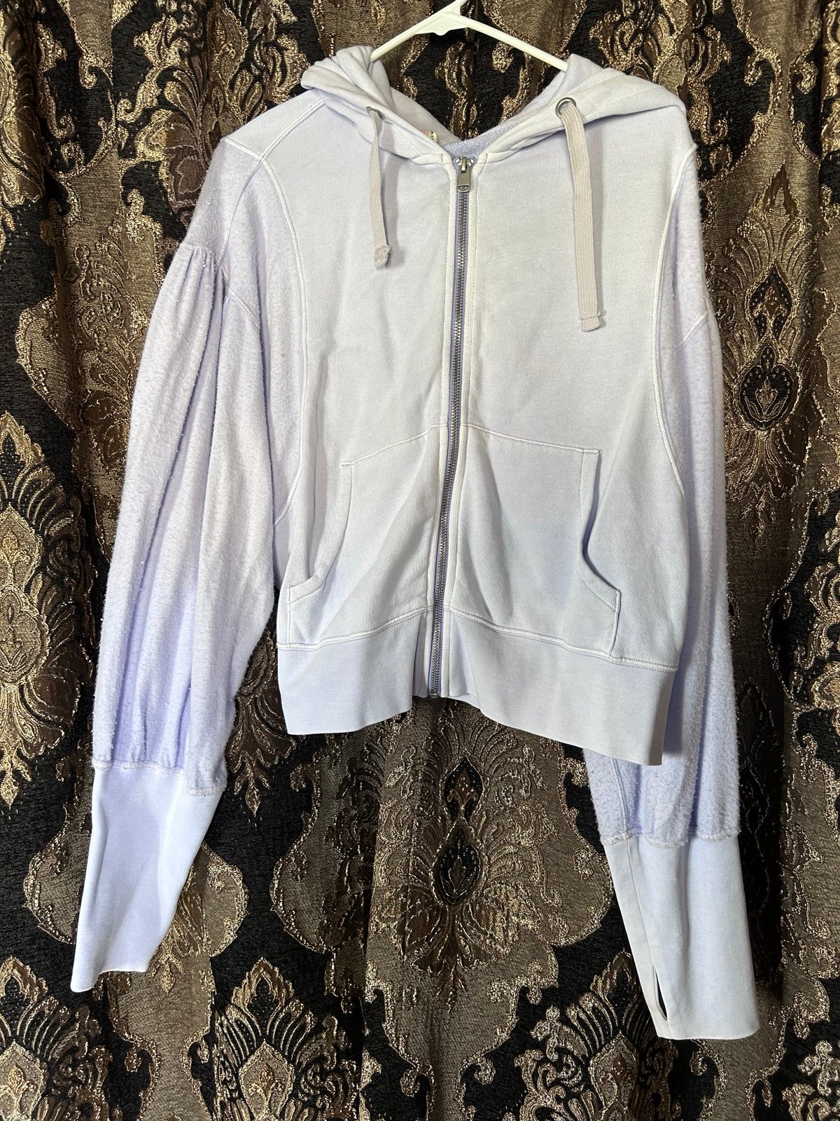 FP movement cropped zip up jacket