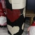 Loloi Valentines heart accent rug runner