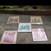 Set of vintage Thai temple rubbings