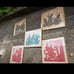 Set of vintage Thai temple rubbings