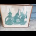 Set of vintage Thai temple rubbings