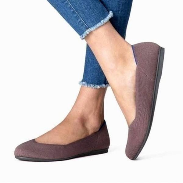 Rothy’s Birdeye Charcoal Gray Round Toe Size 8