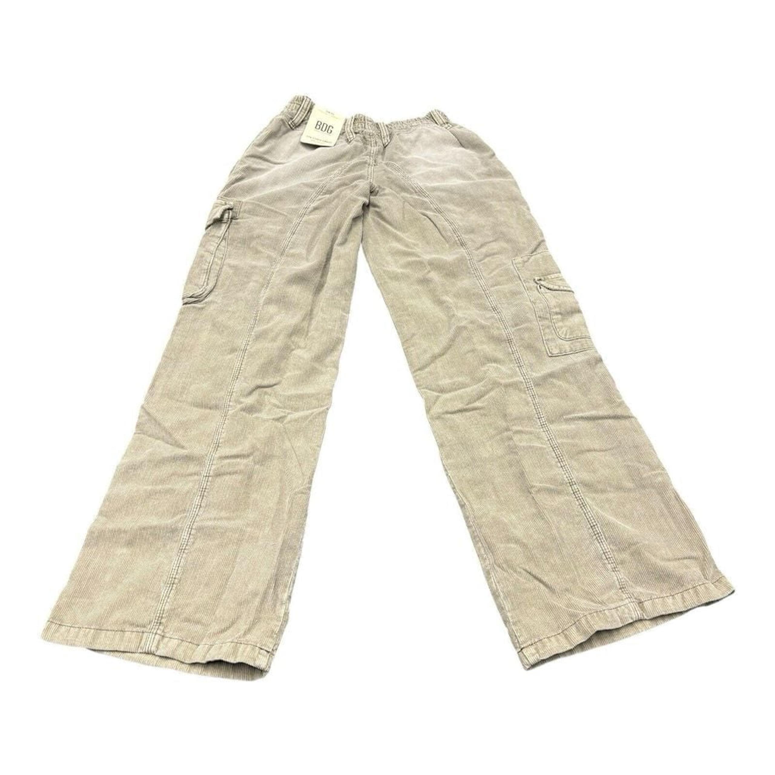 Corduroy Cargo Pants Women 25x32 Urban Outfitters Grunge Y2K Gorpcore  Boho