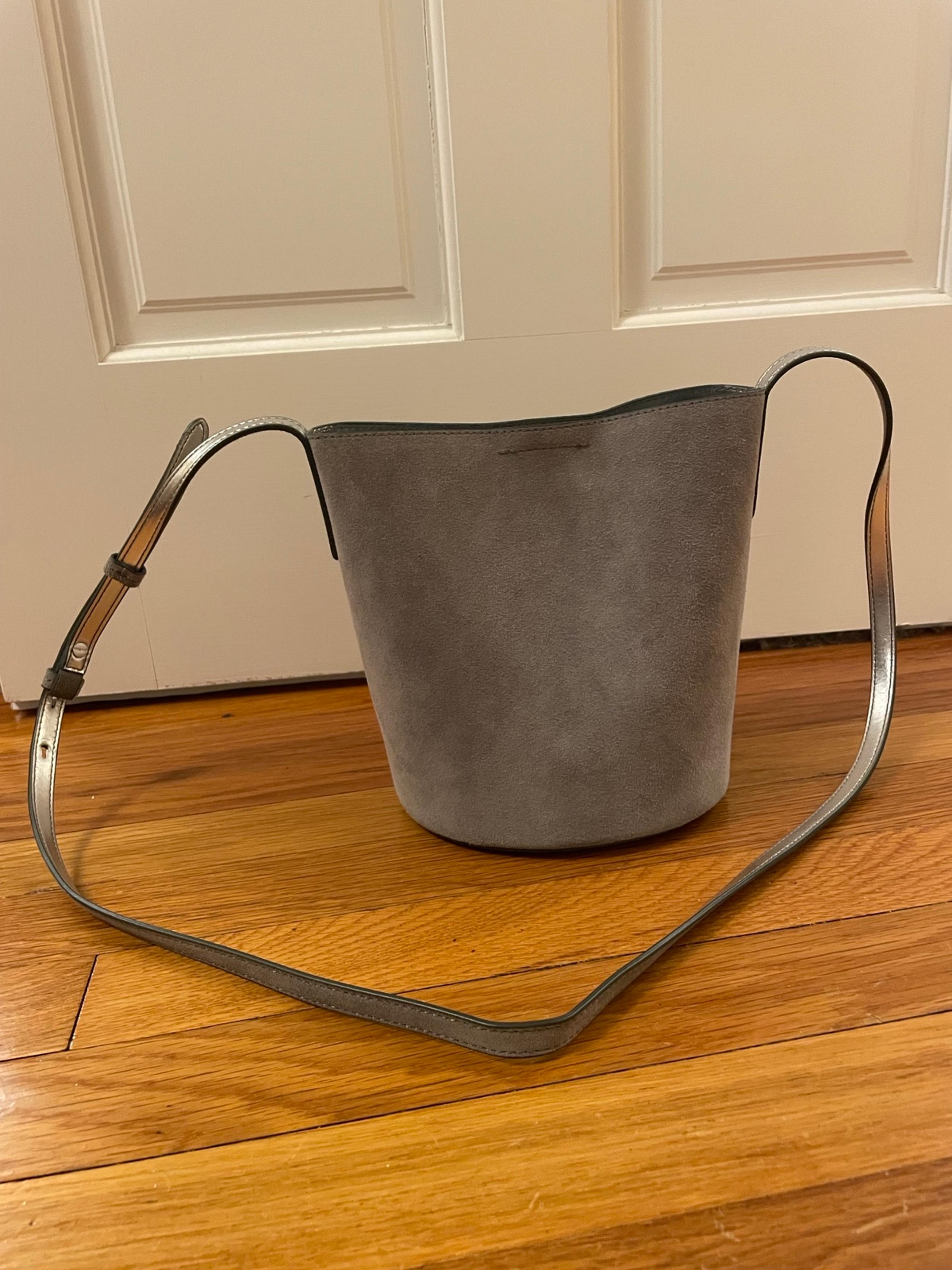 Banana Republic Suede Crossbody bucket bag