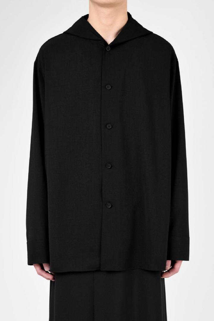 【New】 LAD MUSICIAN 24SS Hooded Big Shirt 46